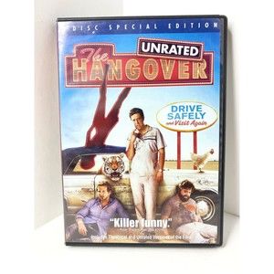 The Hangover (DVD, 2009, 2-Disc Set, Special Edition Rated/Unrated)